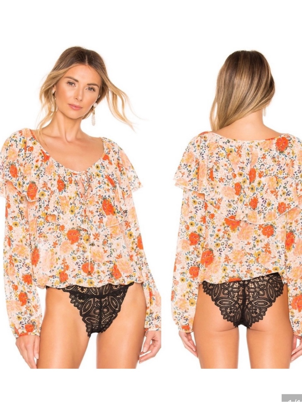 Free People Intimately Sheer Bodysuit